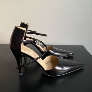 GUCCI Vintage Leather D’Orsay Pumps